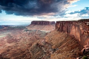 Distant canyons in Canyonlands National Park, Utah, USA